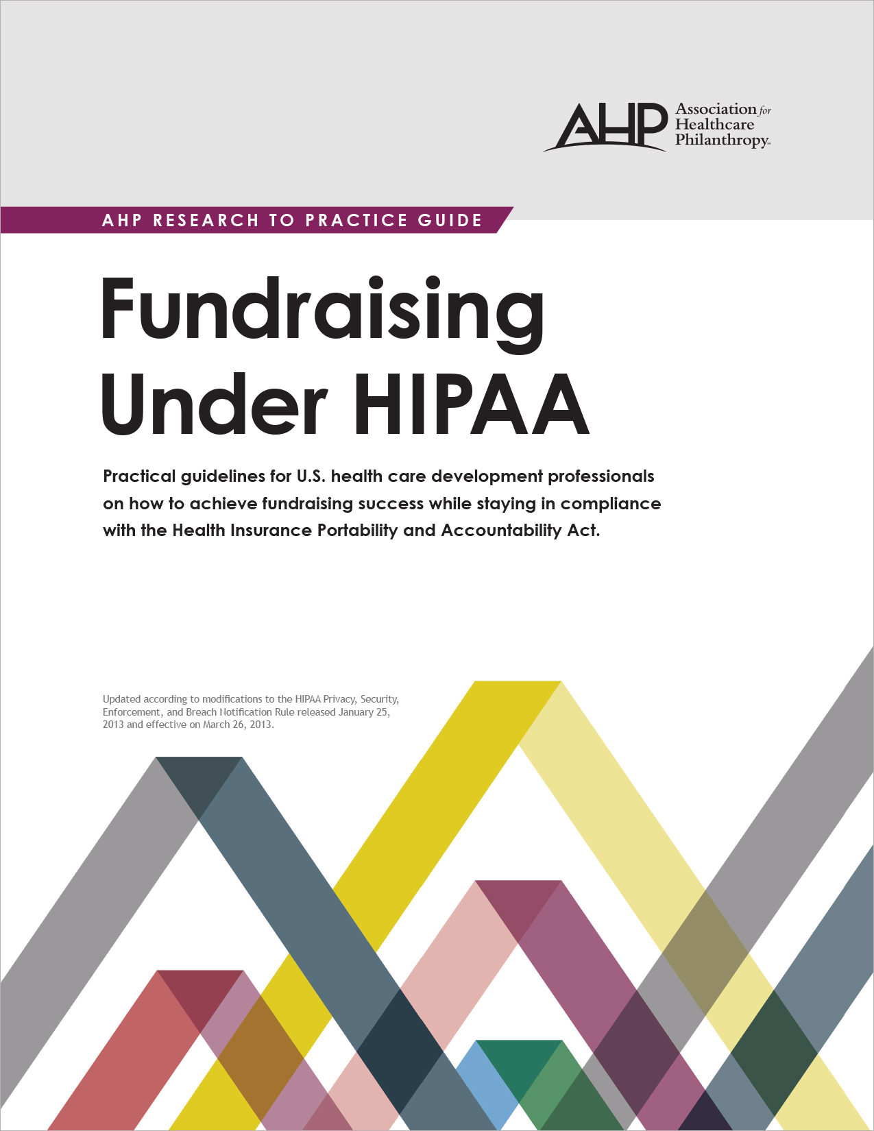 Fundraising Under HIPAA (printed version)